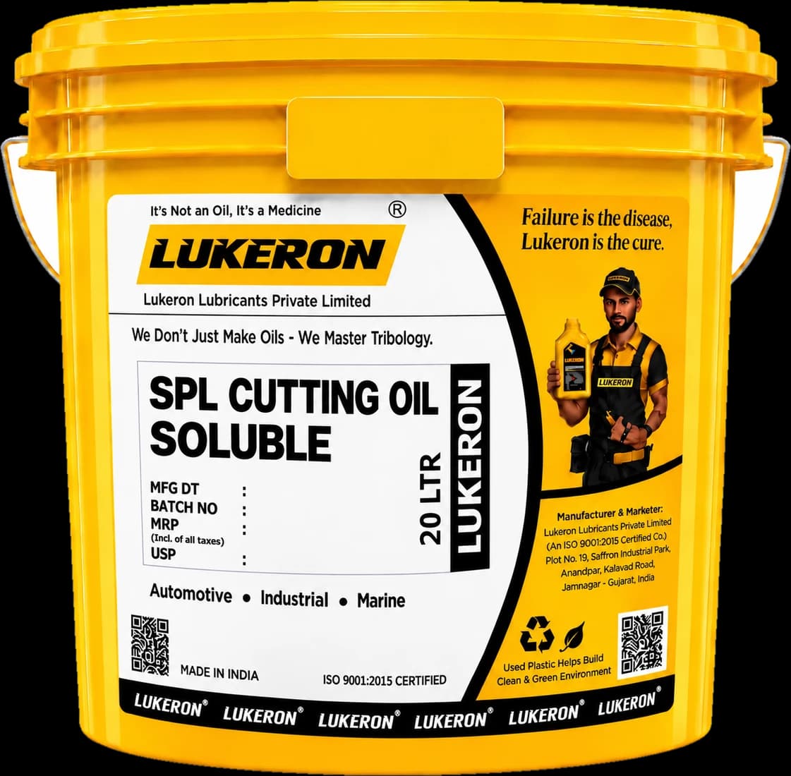 Lukeron Straight Cutting Oil Neat / undiluted pack