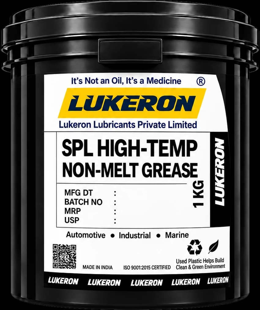 Lukeron High-Temp Non Melt Grease NLGI 0/1/2/3 — Drop Pt 280–300°C pack