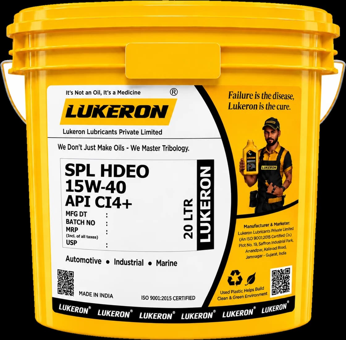 SPL HDEO 15W-40, 20 litre pail